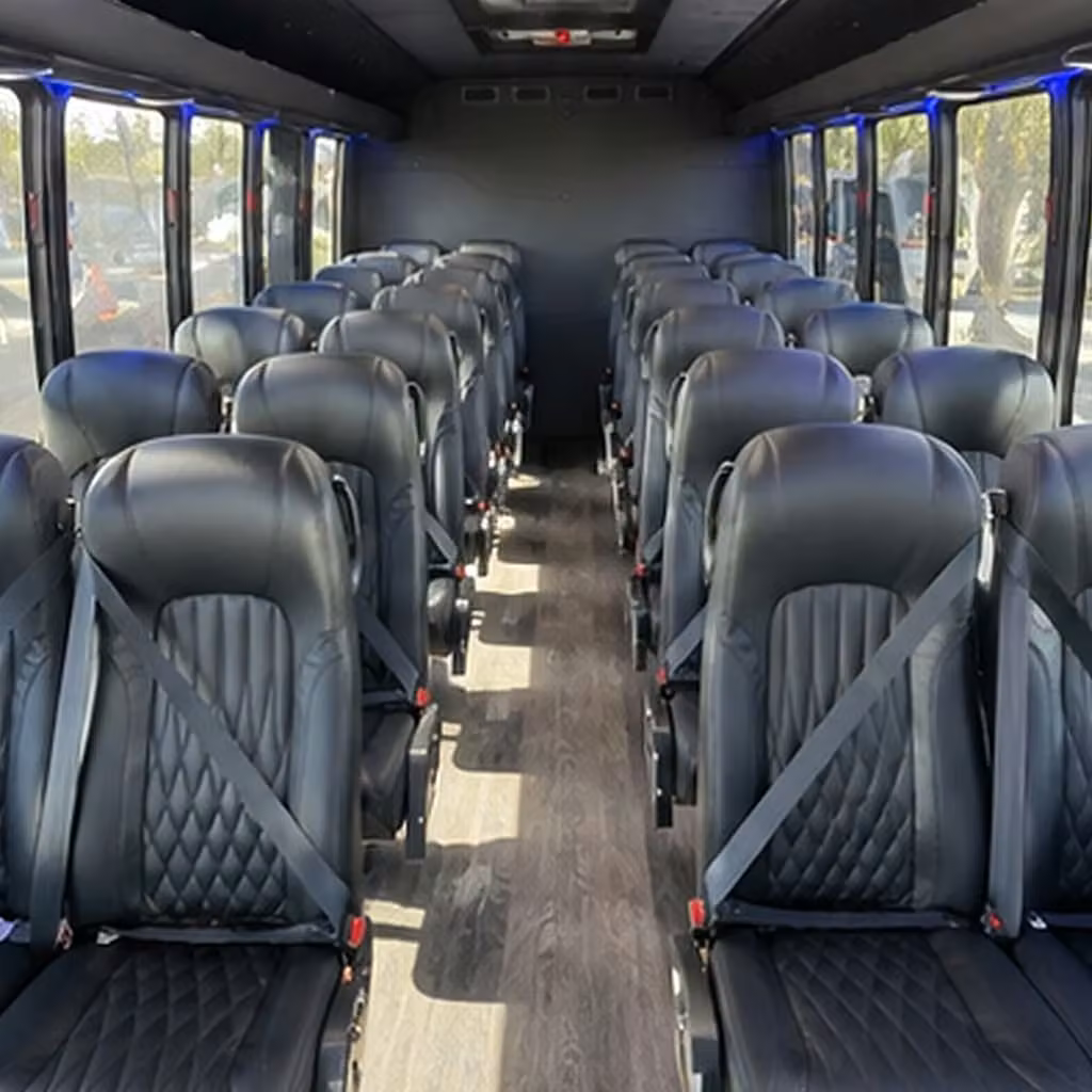 25 passenger minibus inside