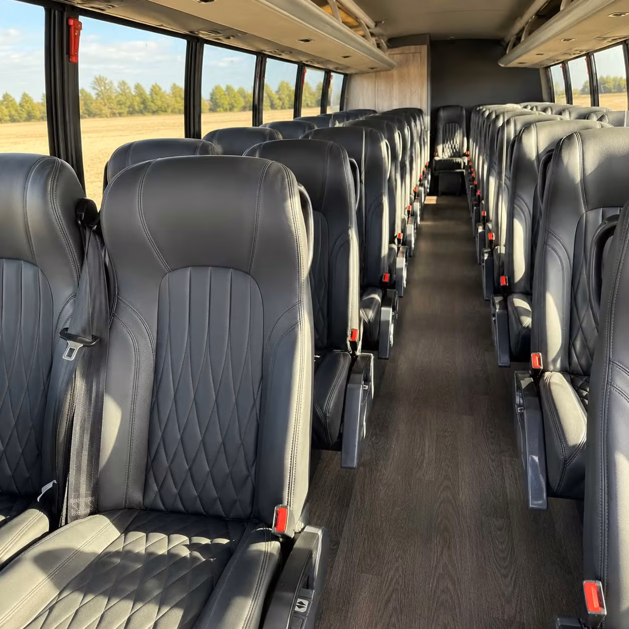28 passenger minibus inside