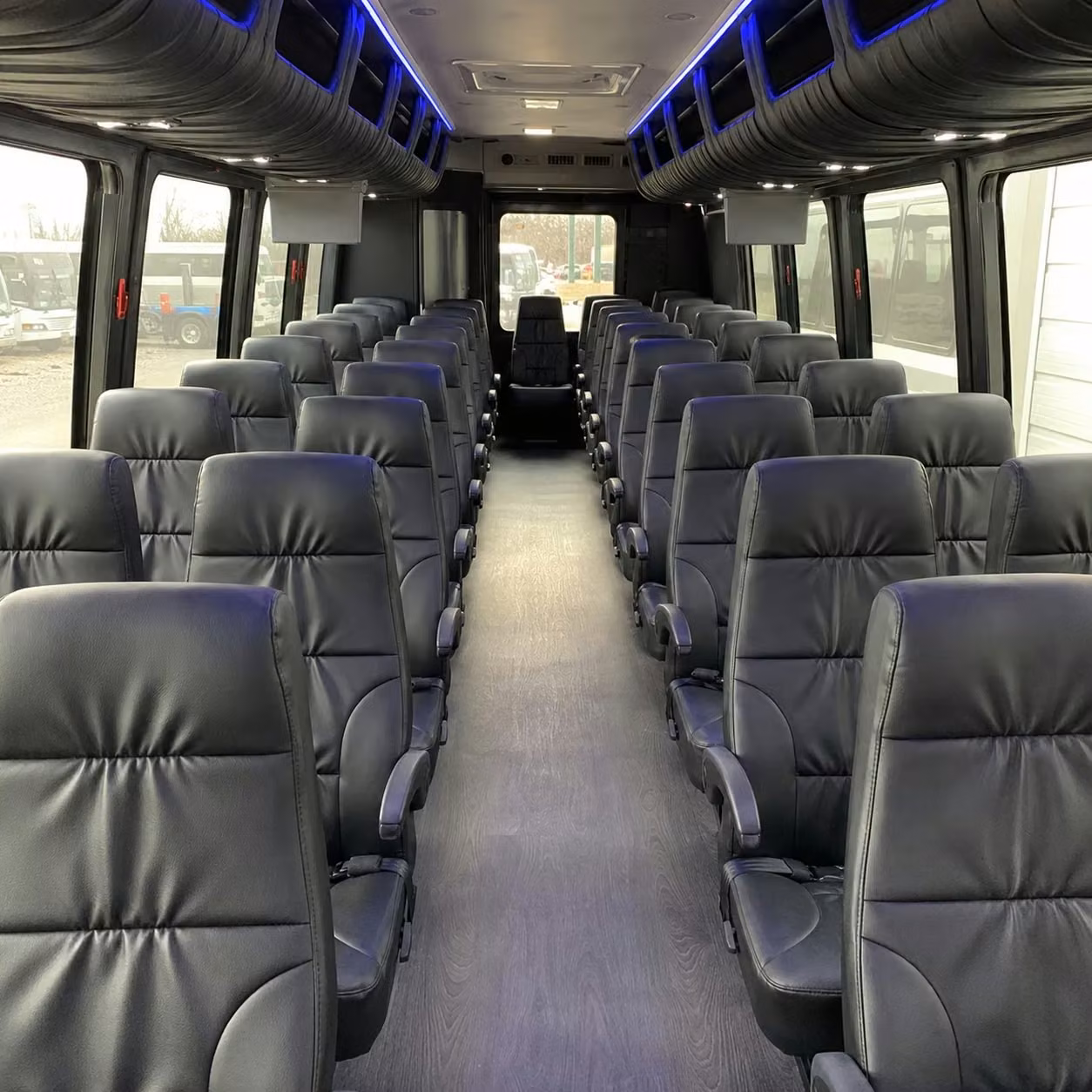 30 passenger minibus inside