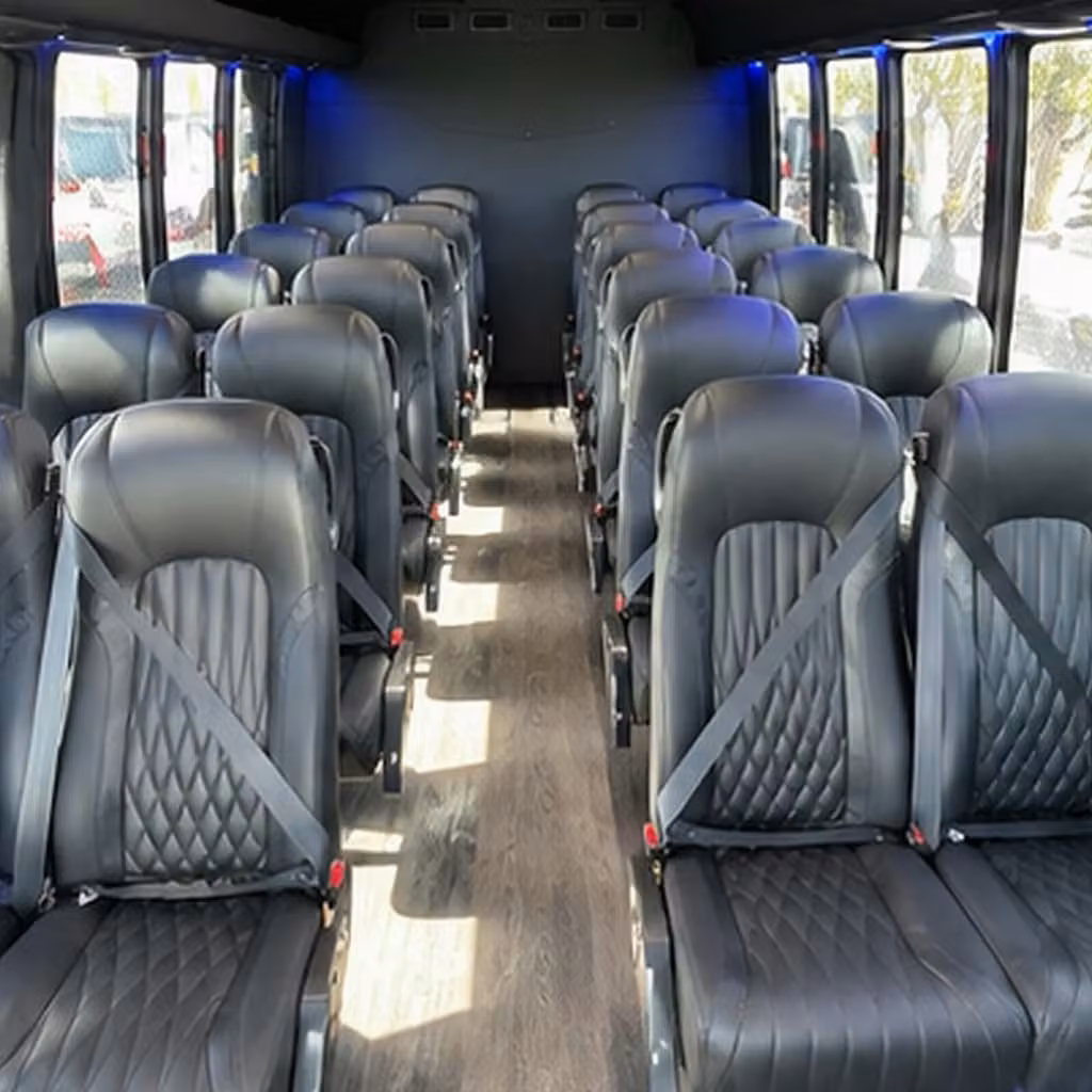 30 passenger minibus interior