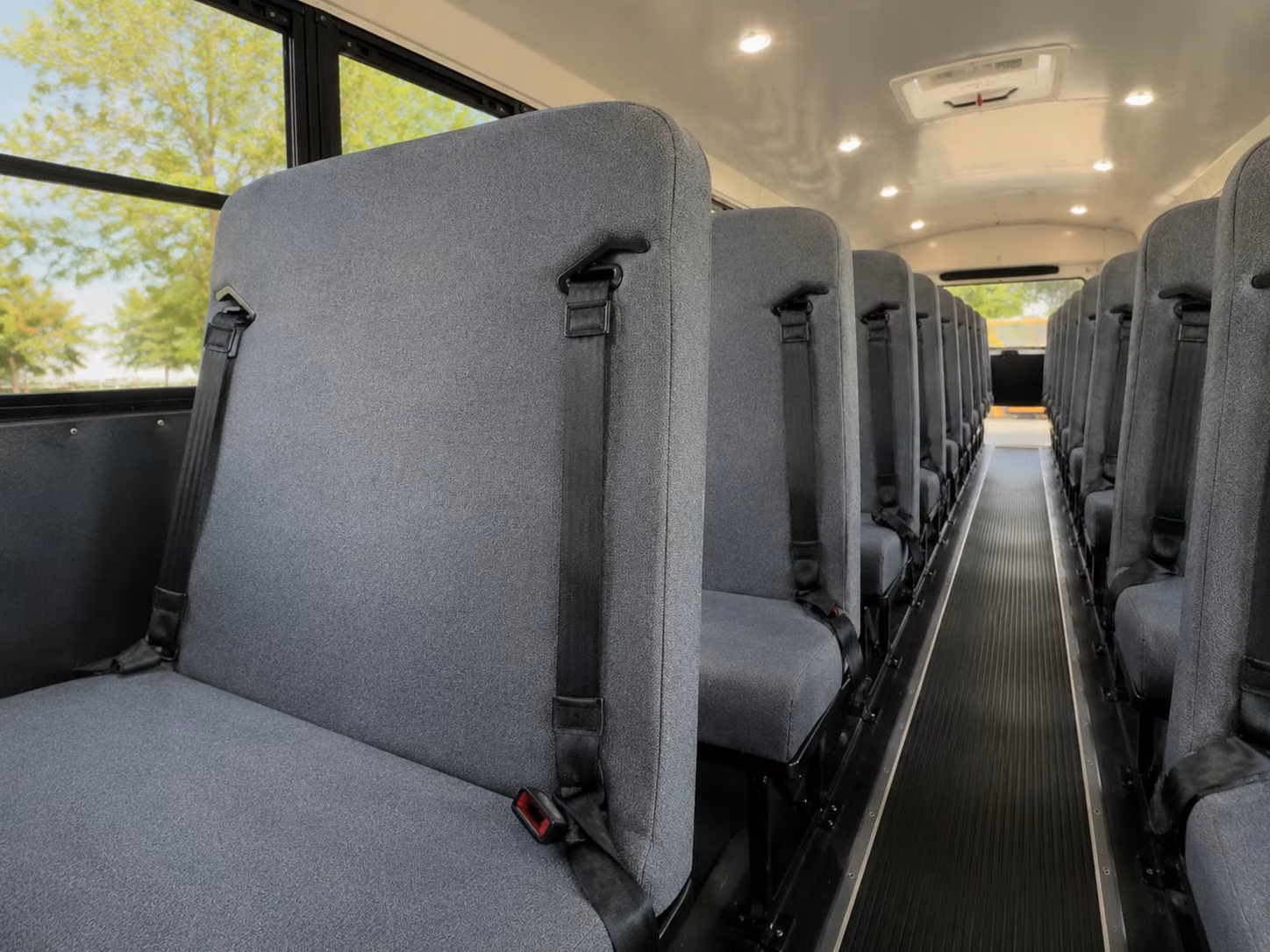 school bus interior
