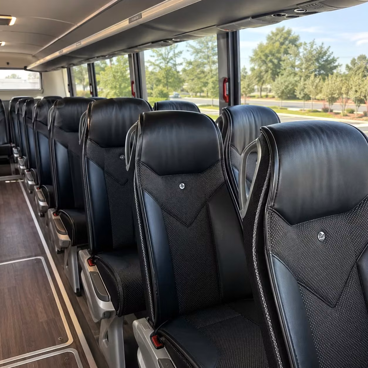 surprise charter bus interior