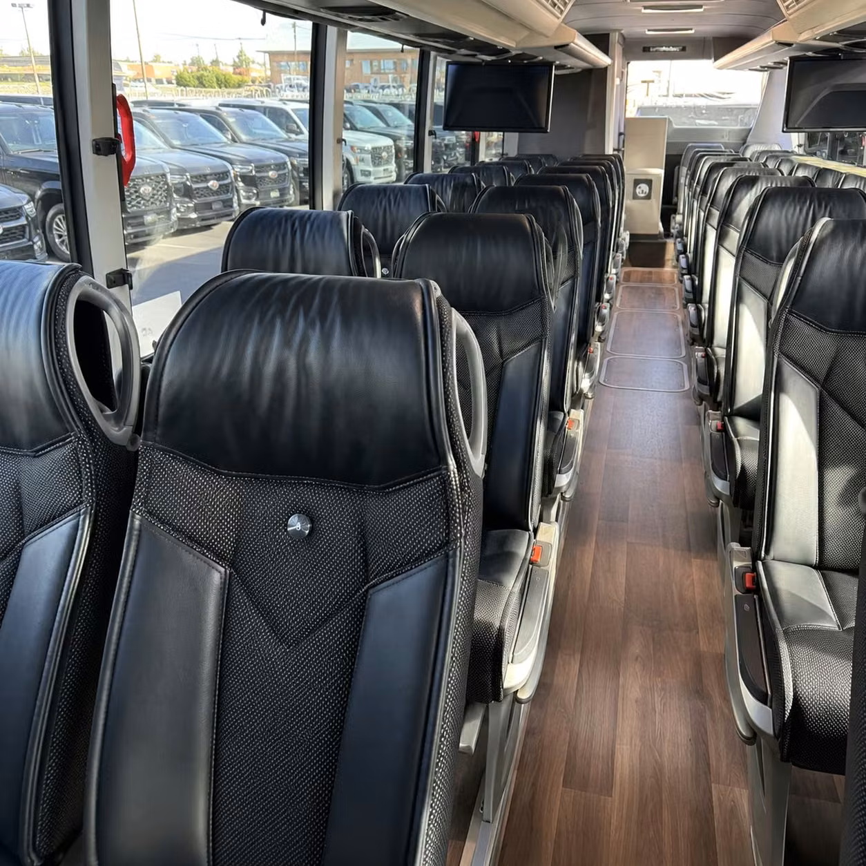 surprise charter bus rental interior